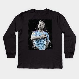 KEVIN DE BRUYNE MERCH VTG Kids Long Sleeve T-Shirt